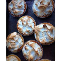 lemon Meringue Pies at The Crabapple Cafe in Brackendale