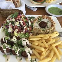 Plato completo  at Falafel Nessya in Playa Del Carmen