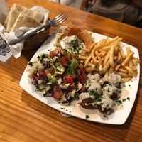 Plato completo   at Falafel Nessya in Playa Del Carmen