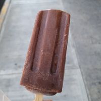 Chocolate banana popsicle at Falafel Nessya in Playa Del Carmen