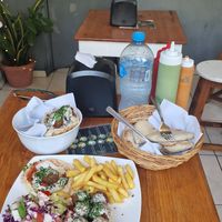 Lunch at Falafel Nessya in Playa Del Carmen