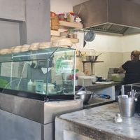 Kitchen at Falafel Nessya in Playa Del Carmen