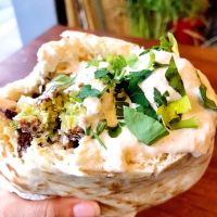 Vegan falafel  at Falafel Nessya in Playa Del Carmen