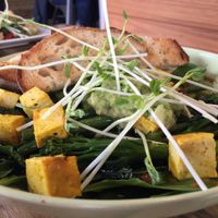 Green breakfast bowl at Little River in Brunswick