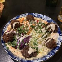 Falafel Salad  at Olive Tree Hummus Original in Budapest