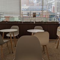 Stylish interior at The Bread Blue - Nogosan in Seoul