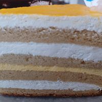 Mango Cake at The Bread Blue - Nogosan in Seoul