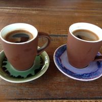 Arabic organic coffee at Akasha Home Restaurant in Koh Phangan