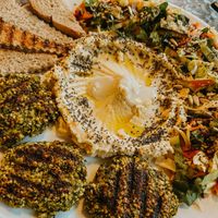 Falafel Plate  at Akasha Home Restaurant in Koh Phangan