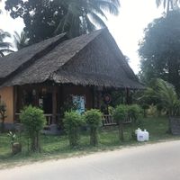 Restaurant seen from the street at Akasha Home Restaurant in Koh Phangan