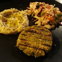 Mini falafel plate at Akasha Home Restaurant in Koh Phangan