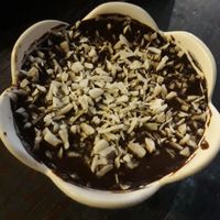 Chocolate mousse at Akasha Home Restaurant in Koh Phangan