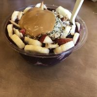 Smoothie bowl - you can see how small it is.  at Zia's Cafe in Towson