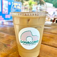 Iced oat latte at Donaccino in Dubai