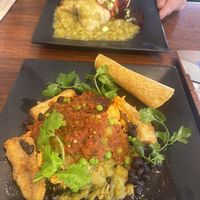   at Cafe Pasqual's in Santa Fe