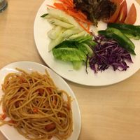 spaghetti and salad (weekend evening buffet) at Sky Hotel Kota Kinabalu - Green Table in Kota Kinabalu