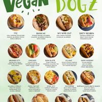 vegan dogz variations  at Trailer Trash Chili Dogz - Pop-up in York