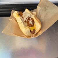 chili cheese all the wayy  at Trailer Trash Chili Dogz - Pop-up in York