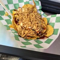goin’ hoggin’ nachos  at Trailer Trash Chili Dogz - Pop-up in York