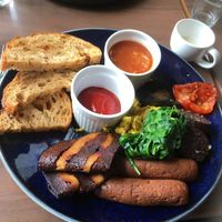 Full English breakfast  at Coca Sova in Dublin