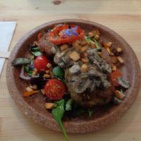 savoury pancakes  at Coca Sova in Dublin