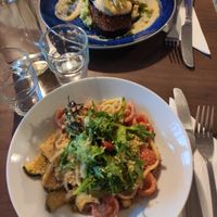 Seitán y pasta at Coca Sova in Dublin