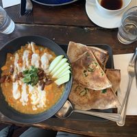 Chickpea daal at Coca Sova in Dublin