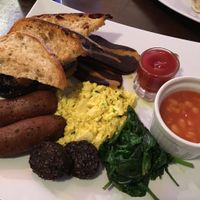 Full Irish breakfast  at Coca Sova in Dublin