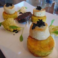 Scallops (dinner menu) at Coca Sova in Dublin