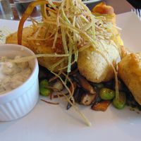 Soy schnitzel (dinner menu) at Coca Sova in Dublin