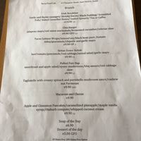 Brunch Menu at Coca Sova in Dublin