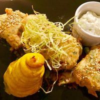 Chicken schnitzel main at Coca Sova in Dublin