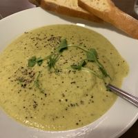 Courgette Soup  at Coca Sova in Dublin