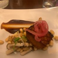 Tofu square. Great presentation but flavours were not balanced  at Coca Sova in Dublin