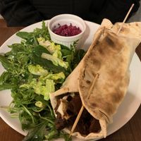 Doner kebab at Coca Sova in Dublin