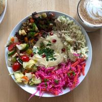 Hummus Bowl  at Mamacoffee in Prague