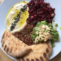 Mezze at Mamacoffee in Prague