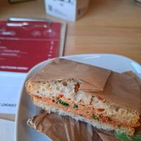 Vegan sandwich of the day at Mamacoffee in Prague