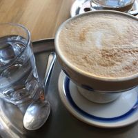 soya latte at Mamacoffee in Prague