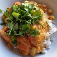 curry at Mamacoffee in Prague