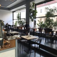 Upstairs  at Mamacoffee in Prague