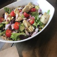 Mediterranean salad at Naked Lunch in Boulder