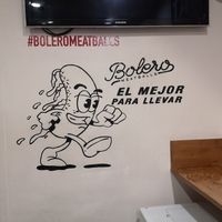 Inside at Bolero Meatball in Madrid