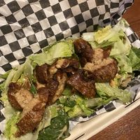 Caesar salad with chick'n  at Le Voyeur in Olympia