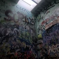 Bathroom view  at Le Voyeur in Olympia