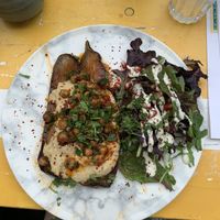 Roasted aubergine  at Lavinia Good Food - Centrum in Amsterdam