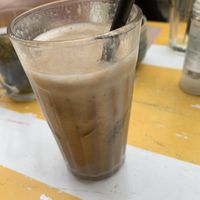 Iced coffee with date & banana 🍌   at Lavinia Good Food - Centrum in Amsterdam