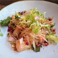 Pomelo appetizer (excellent) at NaKorn in Evanston