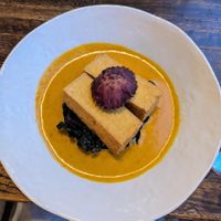 Tofu coconut curry entree at NaKorn in Evanston