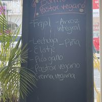 Burrito Pastor Vegano   at La Cuisine in Cozumel